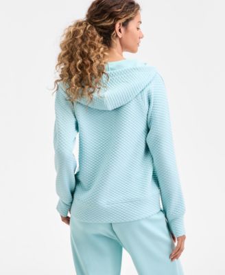 Women's Relaxed Quilted Half-Zip Hoodie