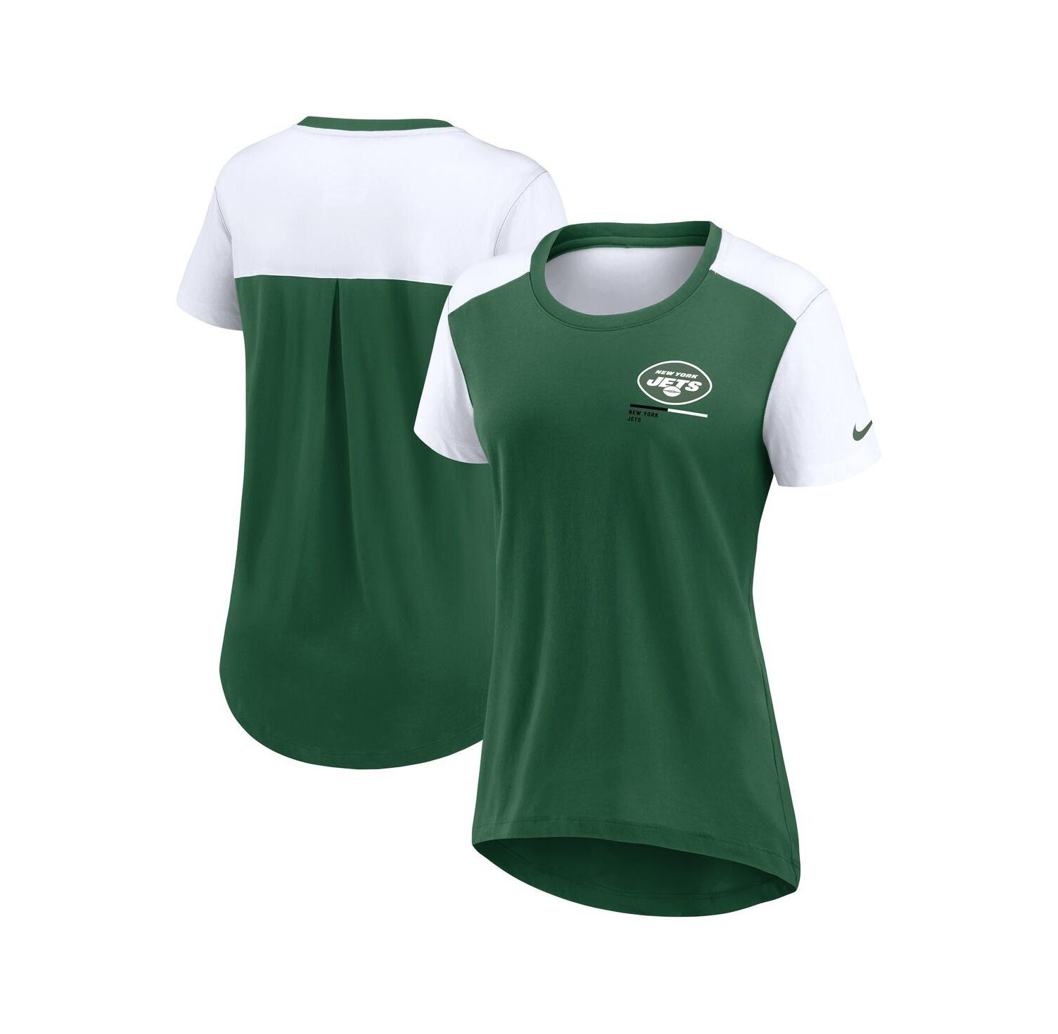 Women's Green New York Jets Performance Fashion T-Shirt