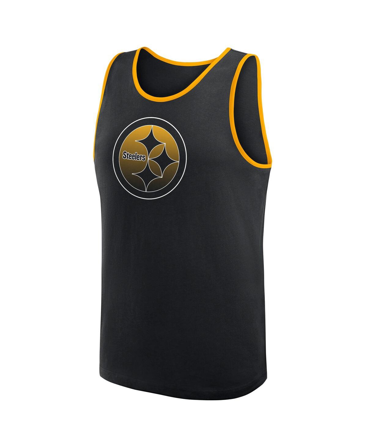 Fanatics Men's Black Pittsburgh Steelers Unmatched Success Tank Top In Black