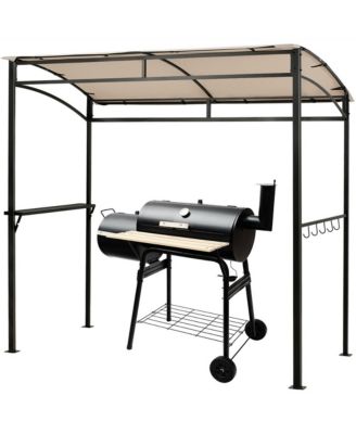 7'x4.5' Grill Gazebo Outdoor Patio Garden BBQ Canopy Shelter Storage Hook