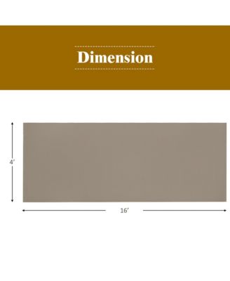 2PCS 16x4 Ft Universal Replacement Canopy for Pergola Structure Sun Awning