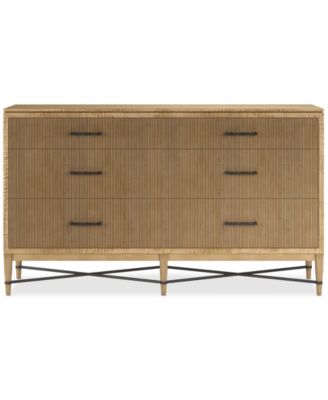 Loft 21.5" Wood 6-Drawer Dresser