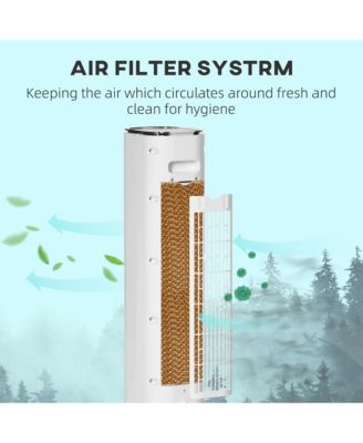 Portable Air Cooler and Humidifier Cooling Fan for Bedroom