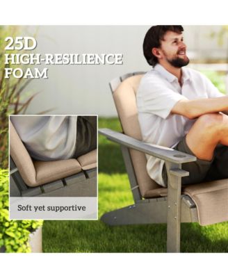 4PCS Adirondack Chair Cushion, Outdoor Chair Cushions,