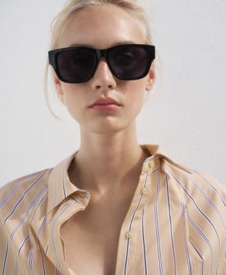 Women's Short Sleeve Striped Shirt