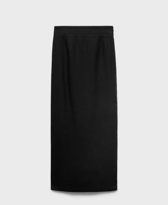 Women's Linen Pencil Skirt