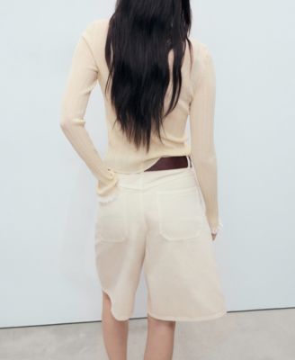 Women's Contrast Trim Cardigan