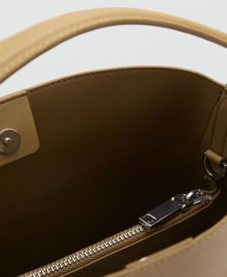 Women's Buckle Mini Shopper Bag