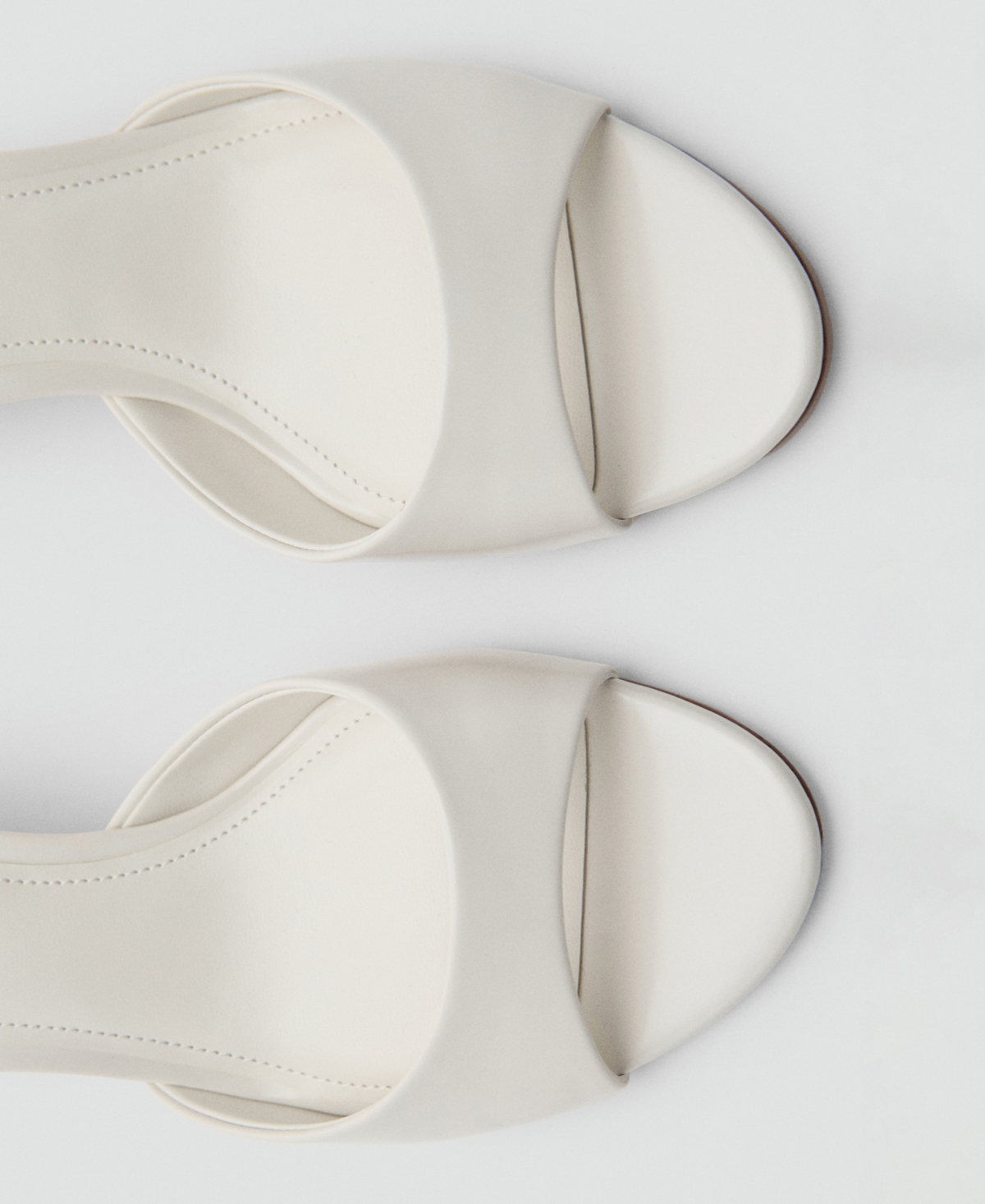 Mango Slingback Kitten Heels In Sand