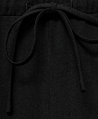 Women's Drawstring Straight Pants