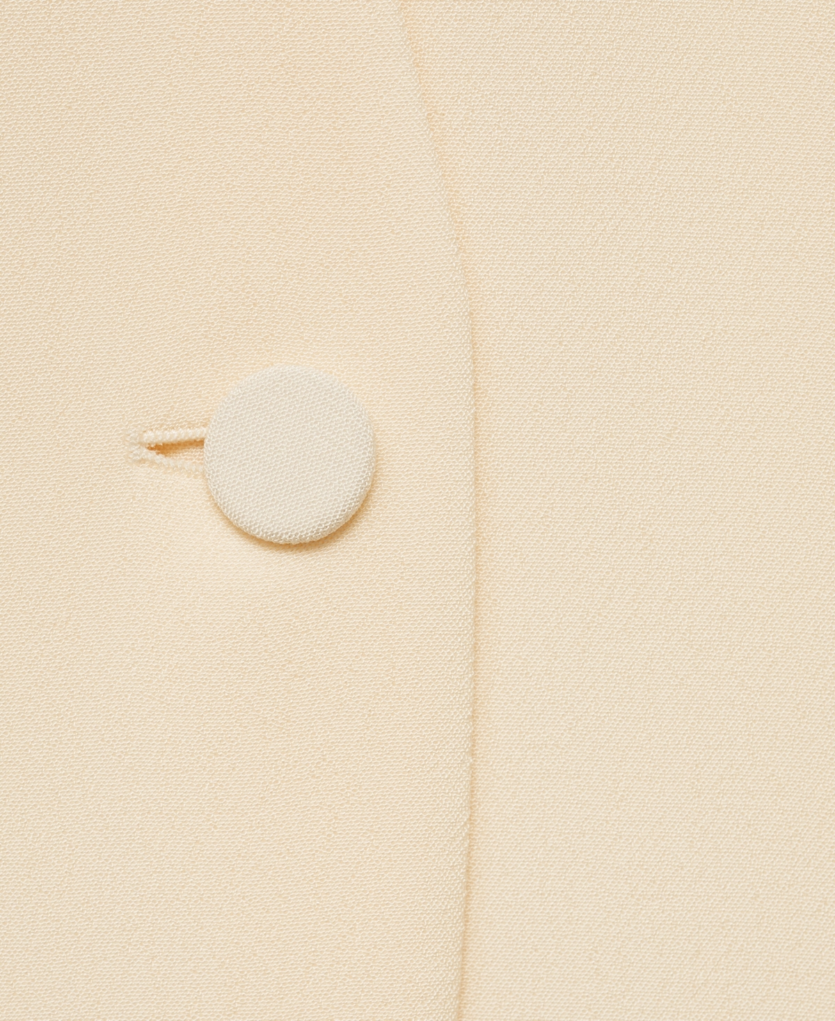 Mango Long Flowy Gilet Vanilla In Neutral