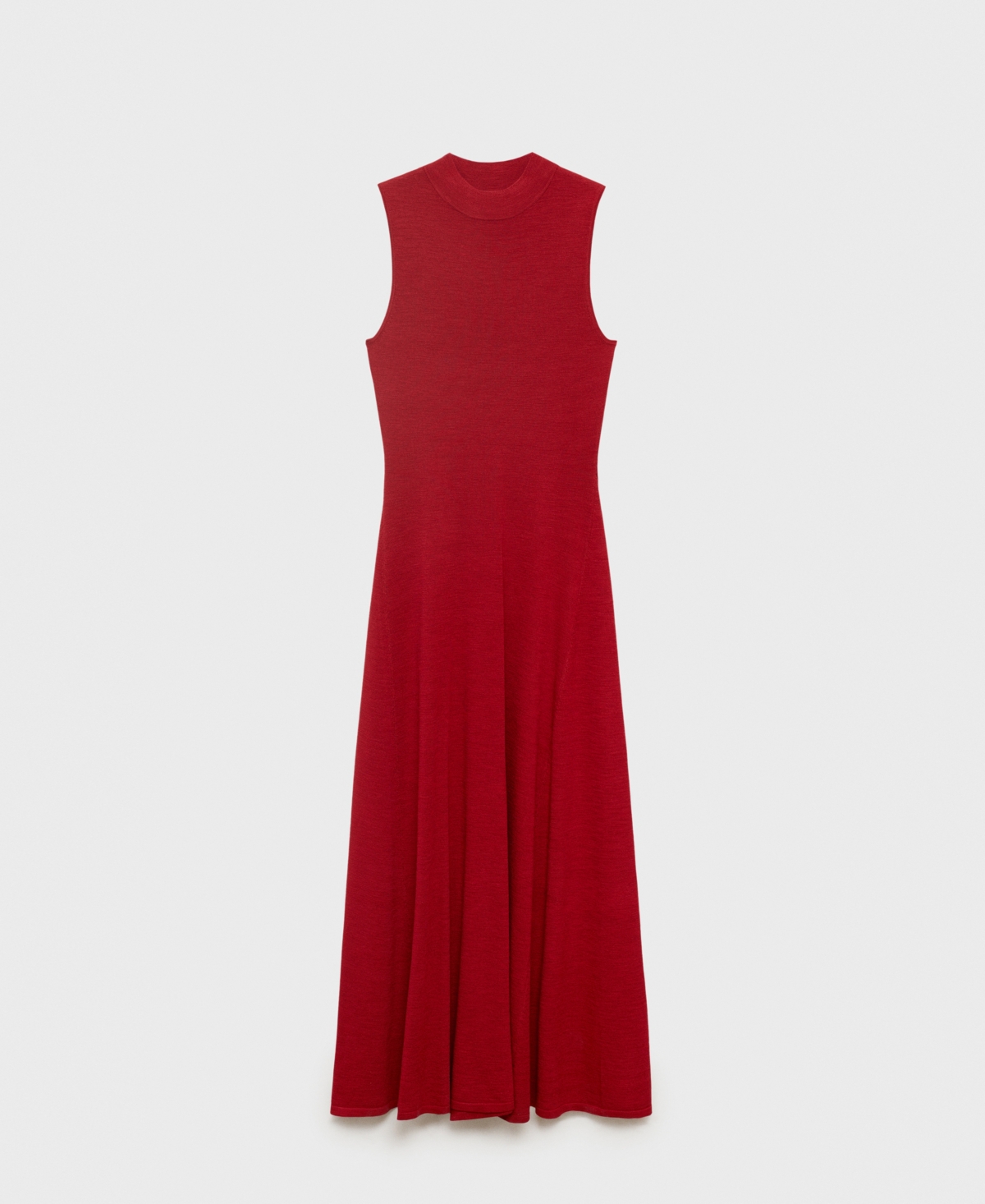 Mango Women's Fine-Knit Flared Dress