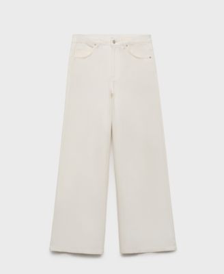 MANGO - Women's High-Rise Wide leg Jeans
