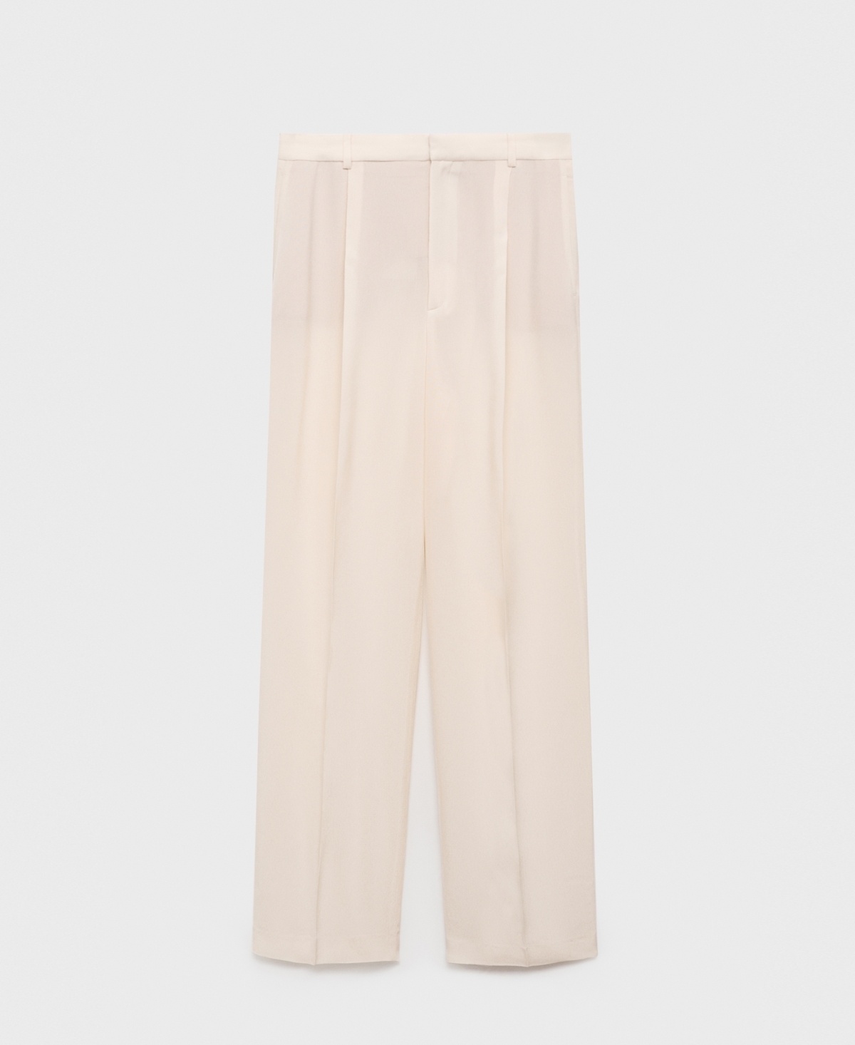 Mango Straight Leg Suit Pants In Pink