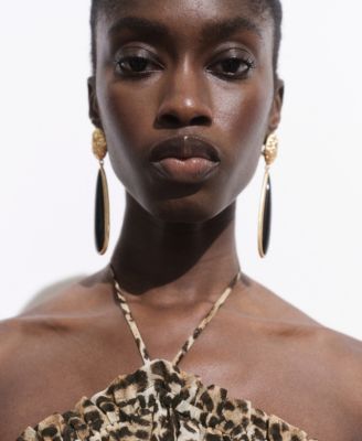 Women's Leopard-Print Maxi-Dress