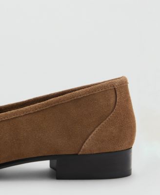 Women's Buckle Suede Moccasins