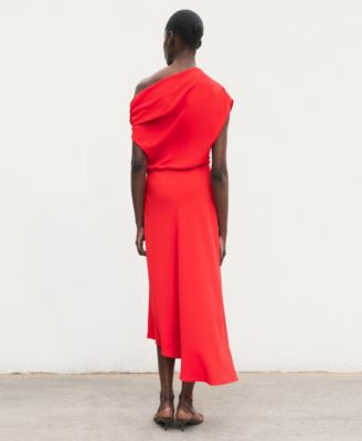 Women's Asymmetrical Midi Dress