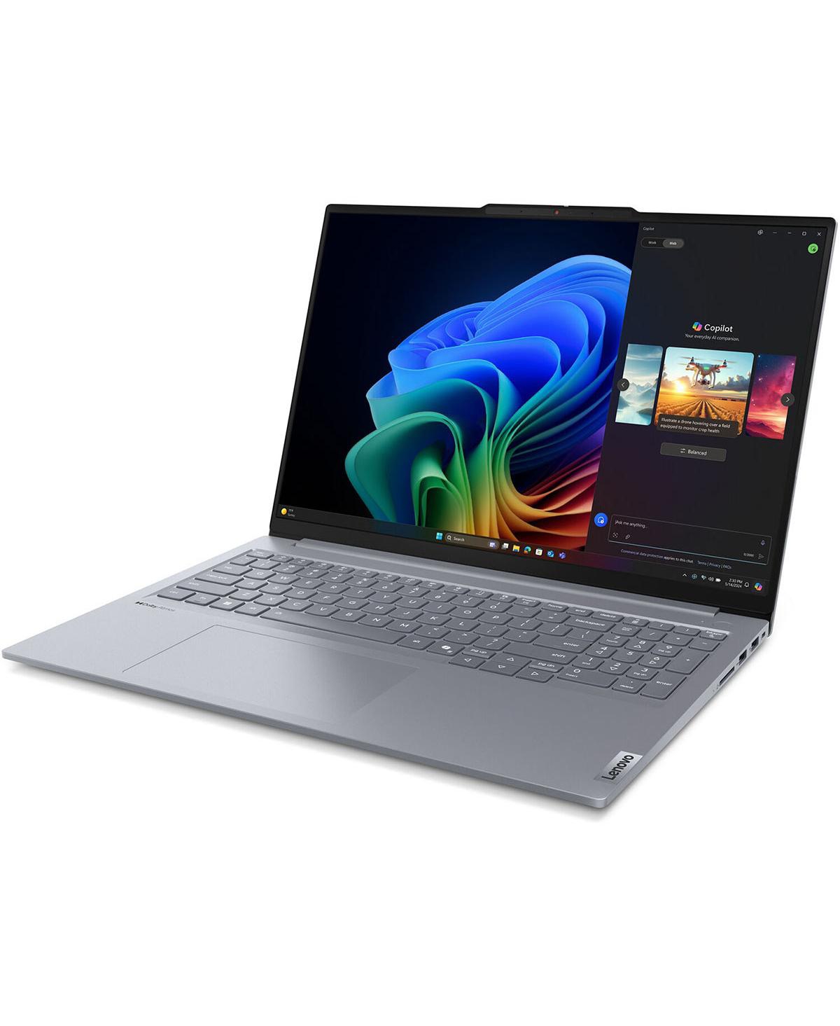 Lenovo ThinkBook 16 Gen 7 Qoy 16" Wuxga Laptop, Qualcomm Snapdragon X Plus X1P-42-100 3.2GHz, 16GB Ram, 512GB Ssd, Windows 11 Pro, Luna Gray