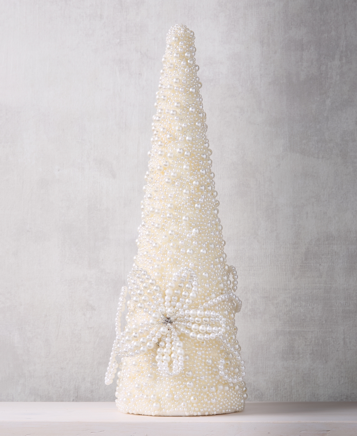 Holiday Lane Opulence Faux Pearl Bead Tree, Macy's Exclusive