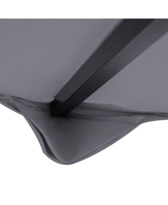 Gazebo Replacement Canopy for 01 -0153, 9.8' x 9.8', Charcoal