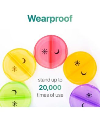 Weekly Pill Organizer 7 Day 2 Times a Day