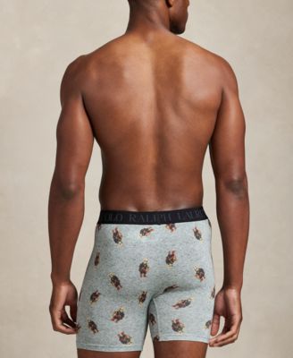 Men's 3-Pack Elastic Waist Boxer Briefs Holiday Gift Set