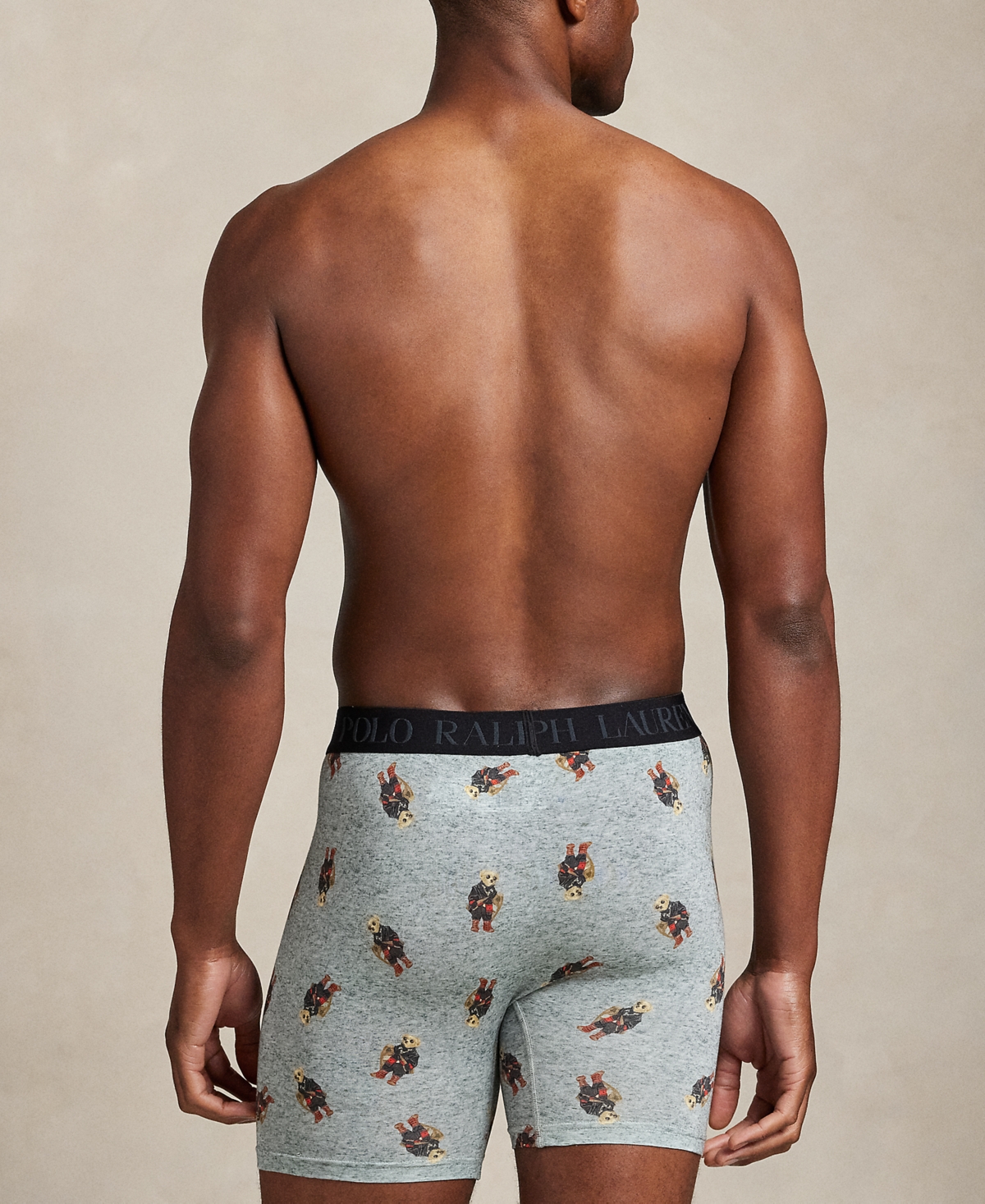 Polo Ralph Lauren Men's 3-pack Elastic Waist Boxer Briefs Holiday Gift Set In Multi