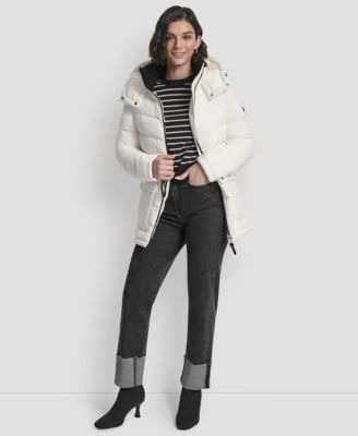 Women's Shine Hooded Anorak Puffer Coat