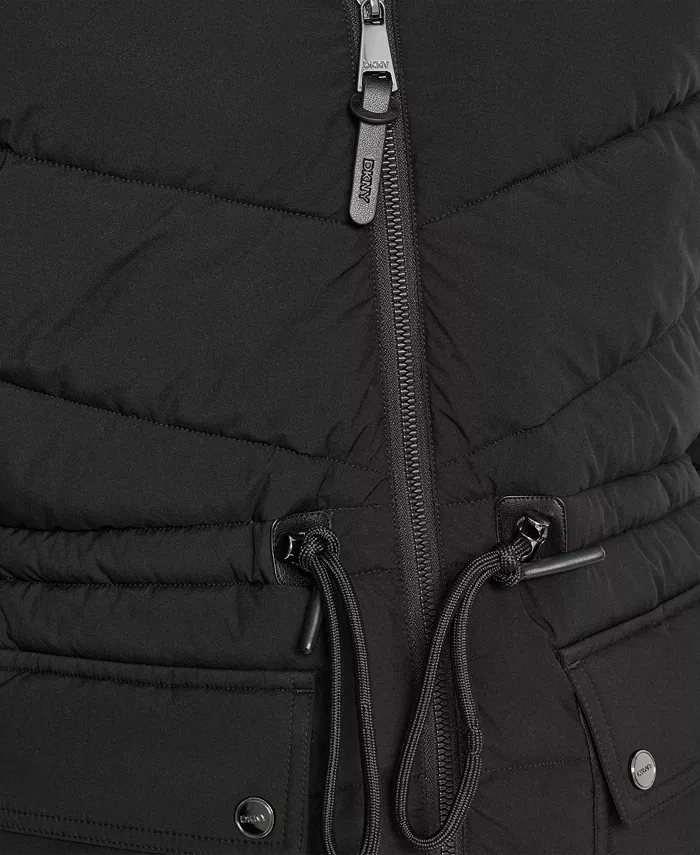 Women's Shine Hooded Anorak Puffer Coat - thumbnail 7