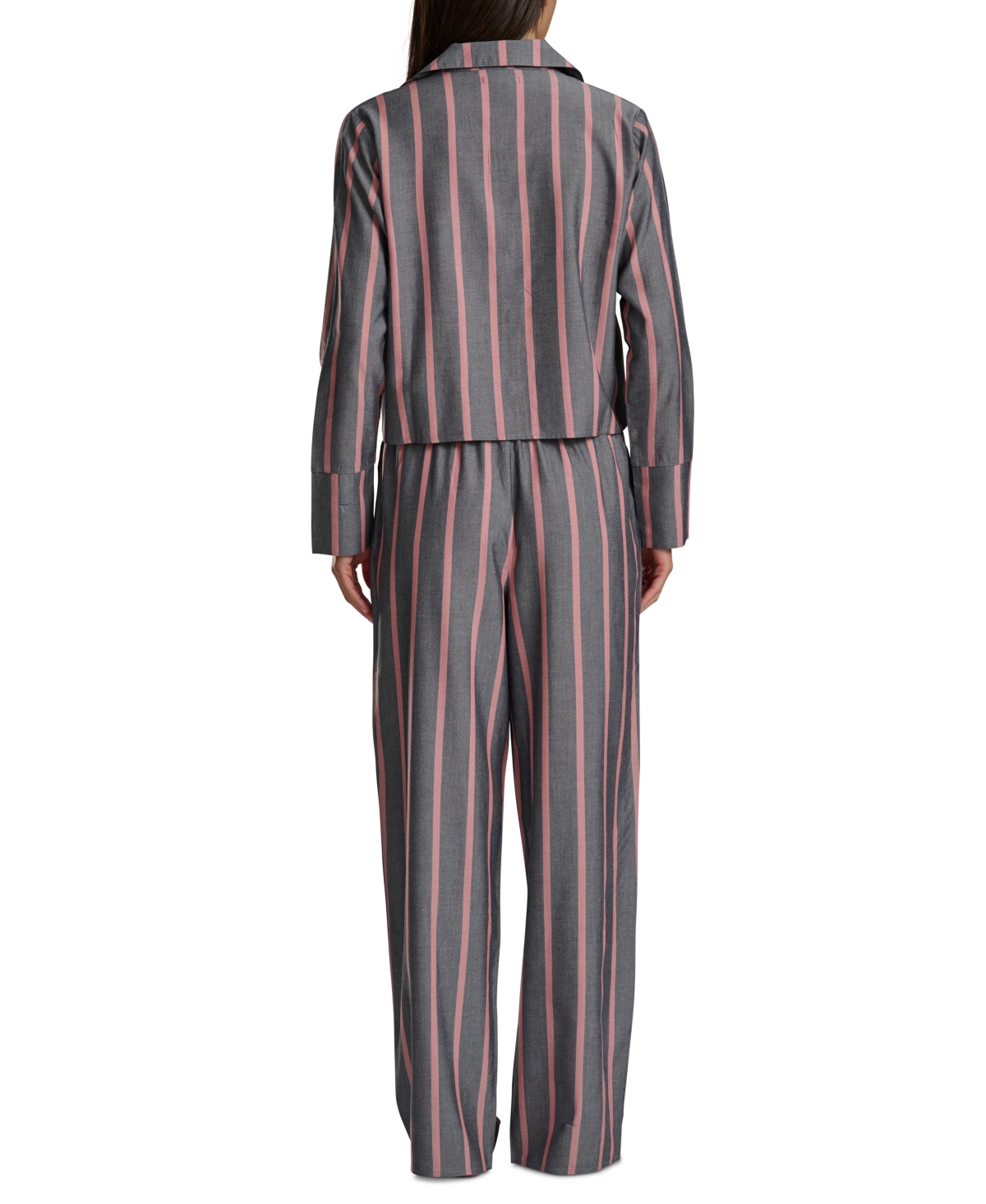 Tommy Hilfiger Women's Long Sleeve Top And High-waist Pant Set In Multi