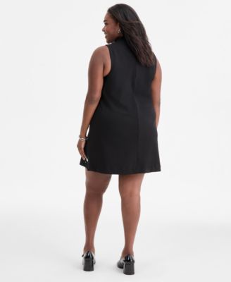 Trendy Plus Size Embellished Sleeveless Shift Dress, Macy's Exclusive