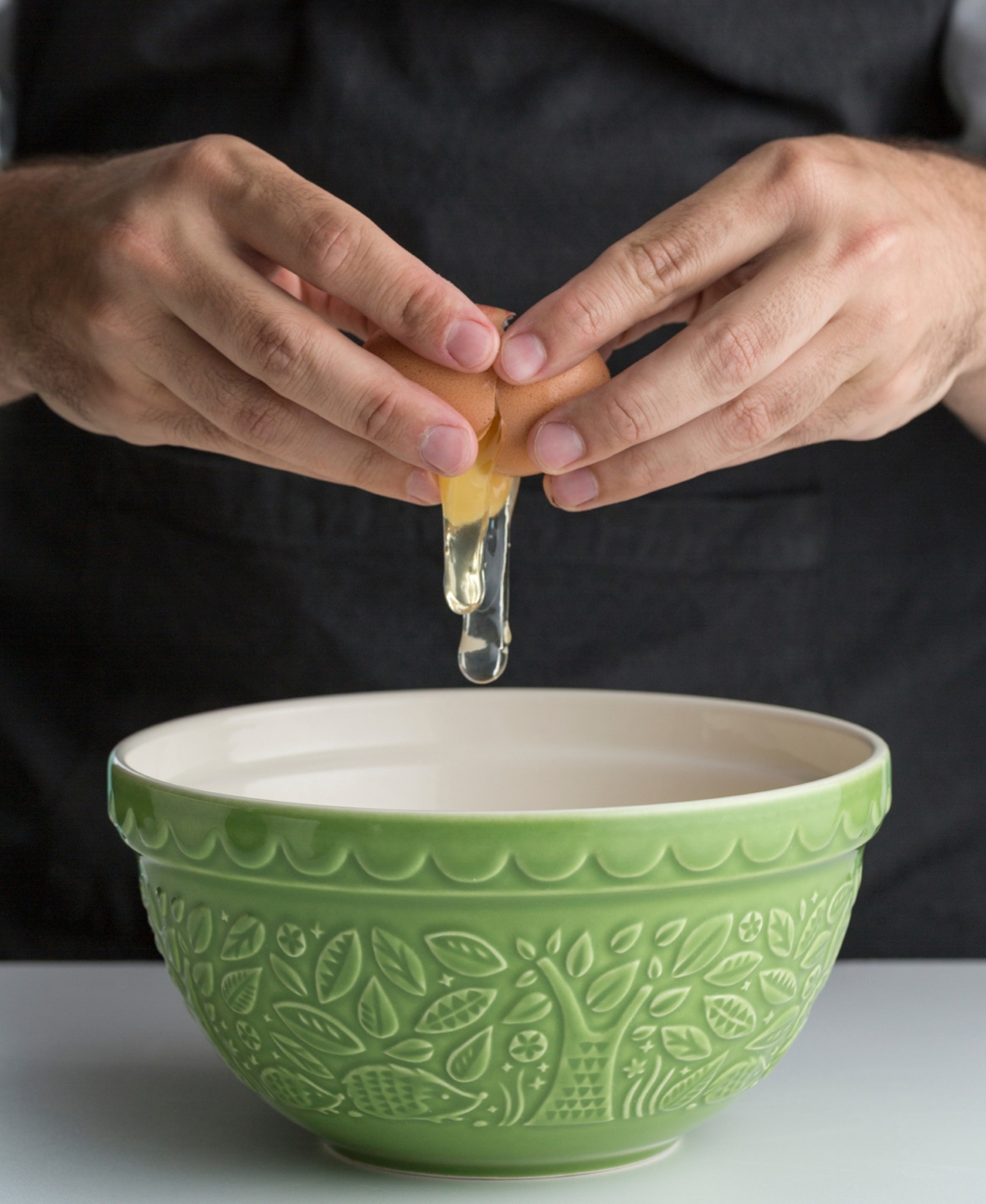 Mason Cash In The Forest Mixing Bowls, Set Of 2 In Green