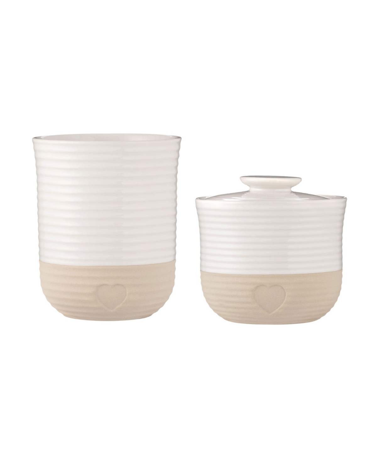 Mason Cash Rustic Charm Storage, Set Of 2 In Multi