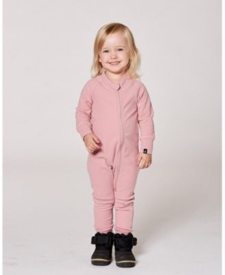 Girl One-Piece Thermal Underwear Dusty Pink - Child