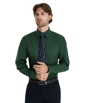 Men's Regular Fit Solid Dress Shirt