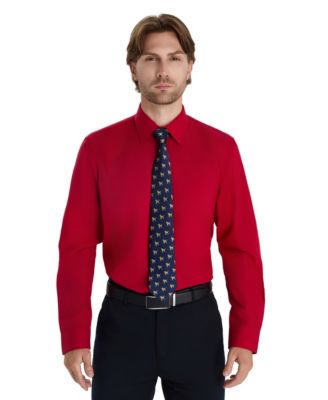 Men's Regular Fit Solid Dress Shirt, Macy's Exclusive