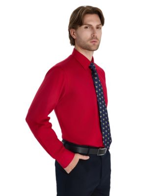 Men's Regular Fit Solid Dress Shirt, Macy's Exclusive