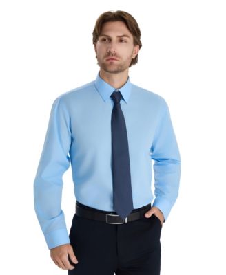 Men's Regular Fit Solid Dress Shirt, Macy's Exclusive