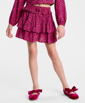 Girls 7-16 Tiered Skater Skirt