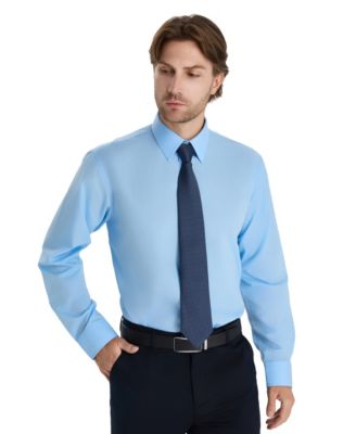 Men's Regular Fit Solid Dress Shirt, Macy's Exclusive