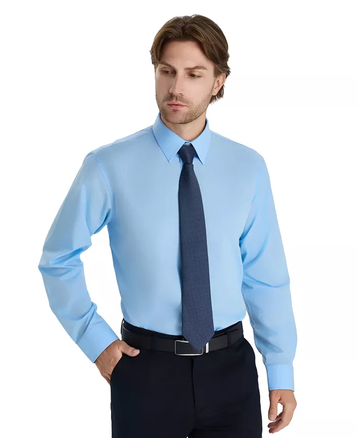 Men's Regular Fit Solid Dress Shirt - thumbnail 9