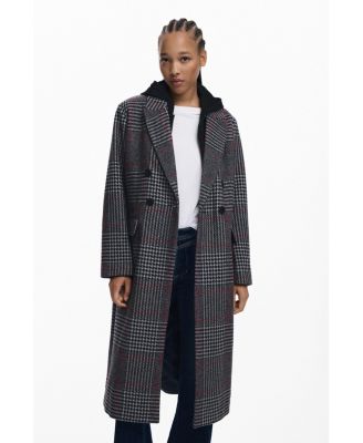 Women's Tartan coat with hood