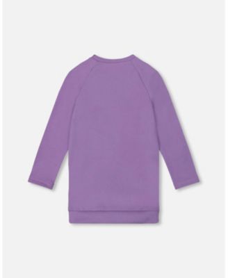 Girl Super Softtunic Tee with Graphic Print Purple - Toddler|Child