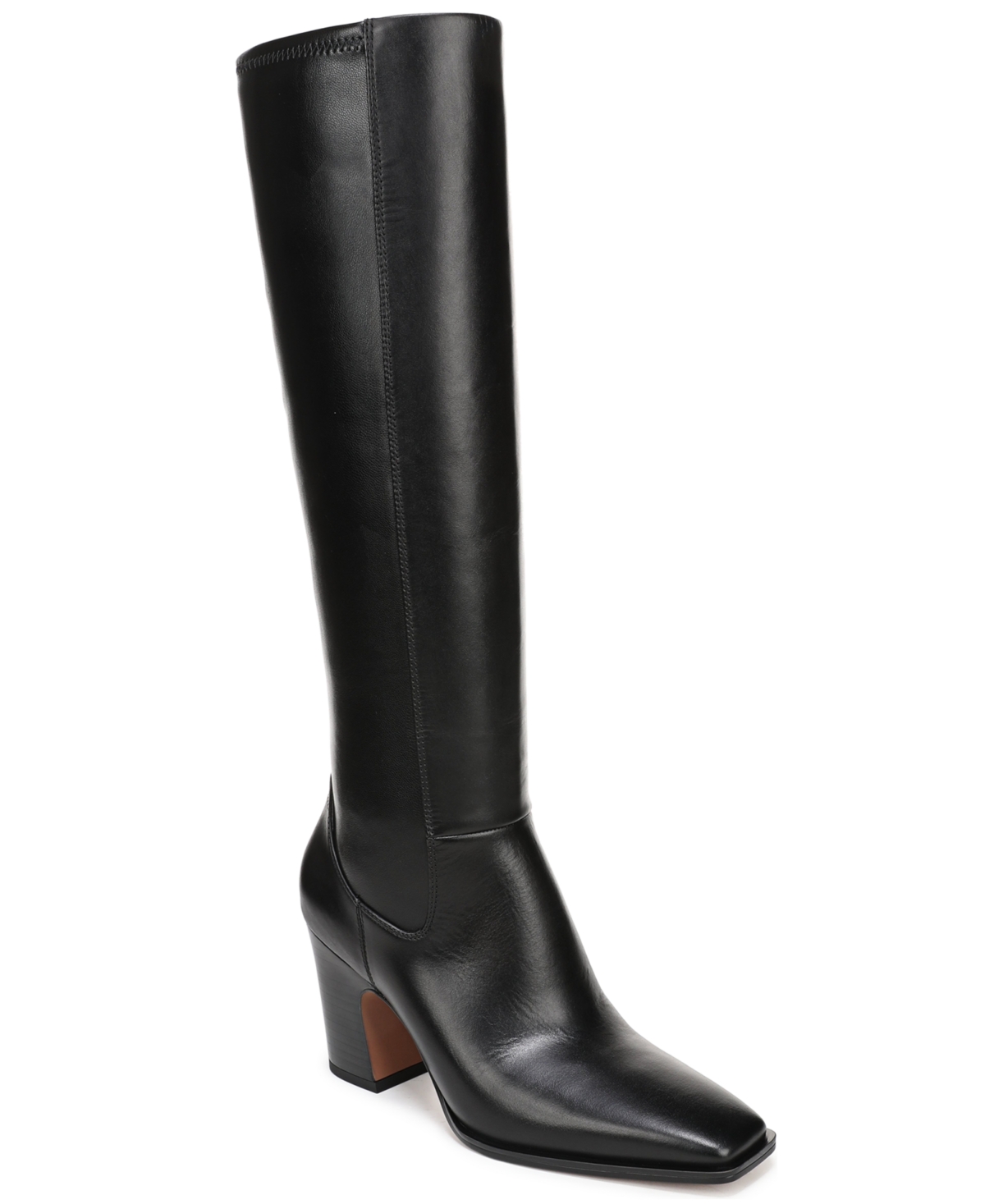 Franco Sarto Womens Jonie Square Toe Zip Tall Boots Regular Wide Calf In Multi