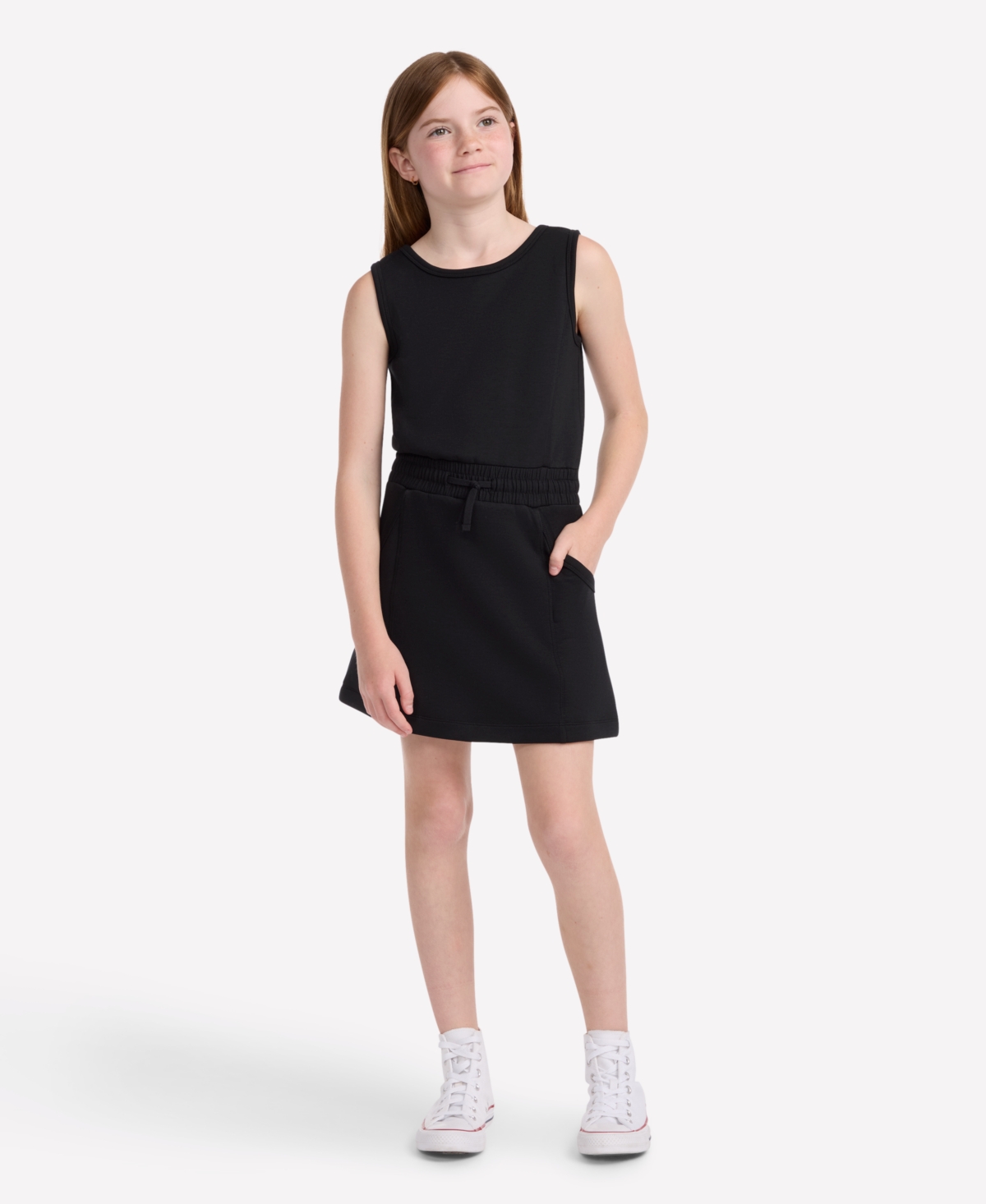 Abercrombie Girls Ypb U Neck Mini Dress In Black