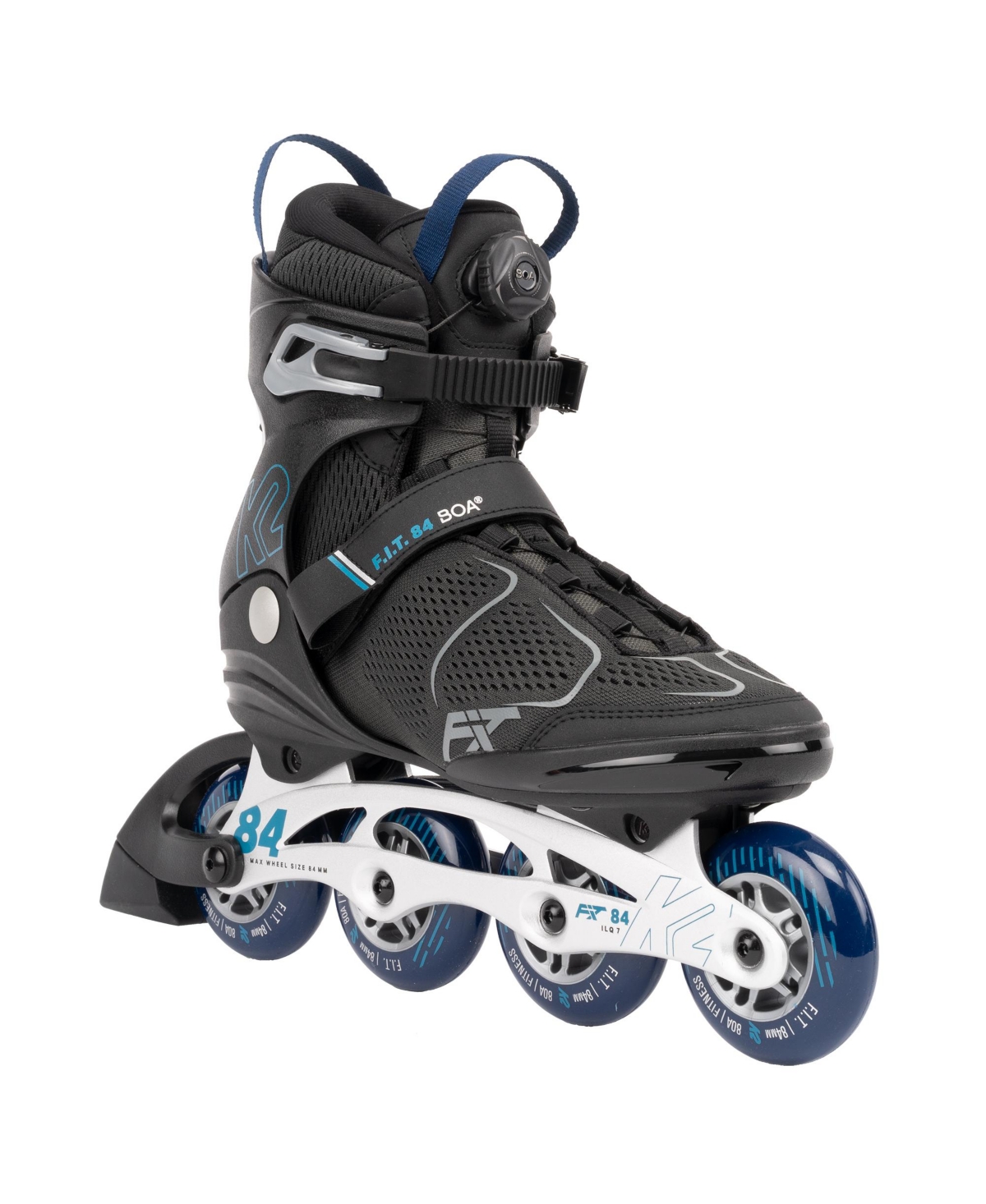 F.i.t. 84 Boa Gray Mens Inline Skates - Gray/blue