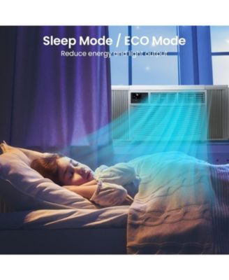 8,000 BTU Window AC - Quiet Performance, Dehumidify & Fan Modes, Remote Control Included, Easy Setup, Perfect for Home and Office