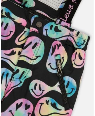 Toddler Girls Two-Piece Play Snowsuit Smiley Face Toddler|Child