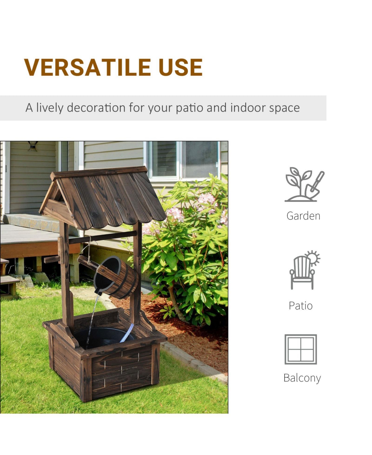 Outsunny Synthetic Indoor / Outdoor Artificial Turf Carpet with Realistic Look