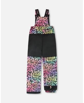 Girl Two-Piece Play Snowsuit Rainbow Leopard - Toddler|Child